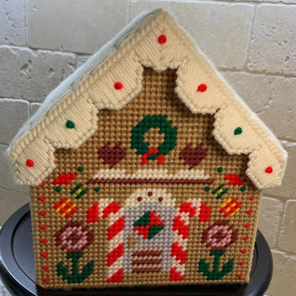 Gingerbread House Holiday Cross Stitch - Already Made for you! #2